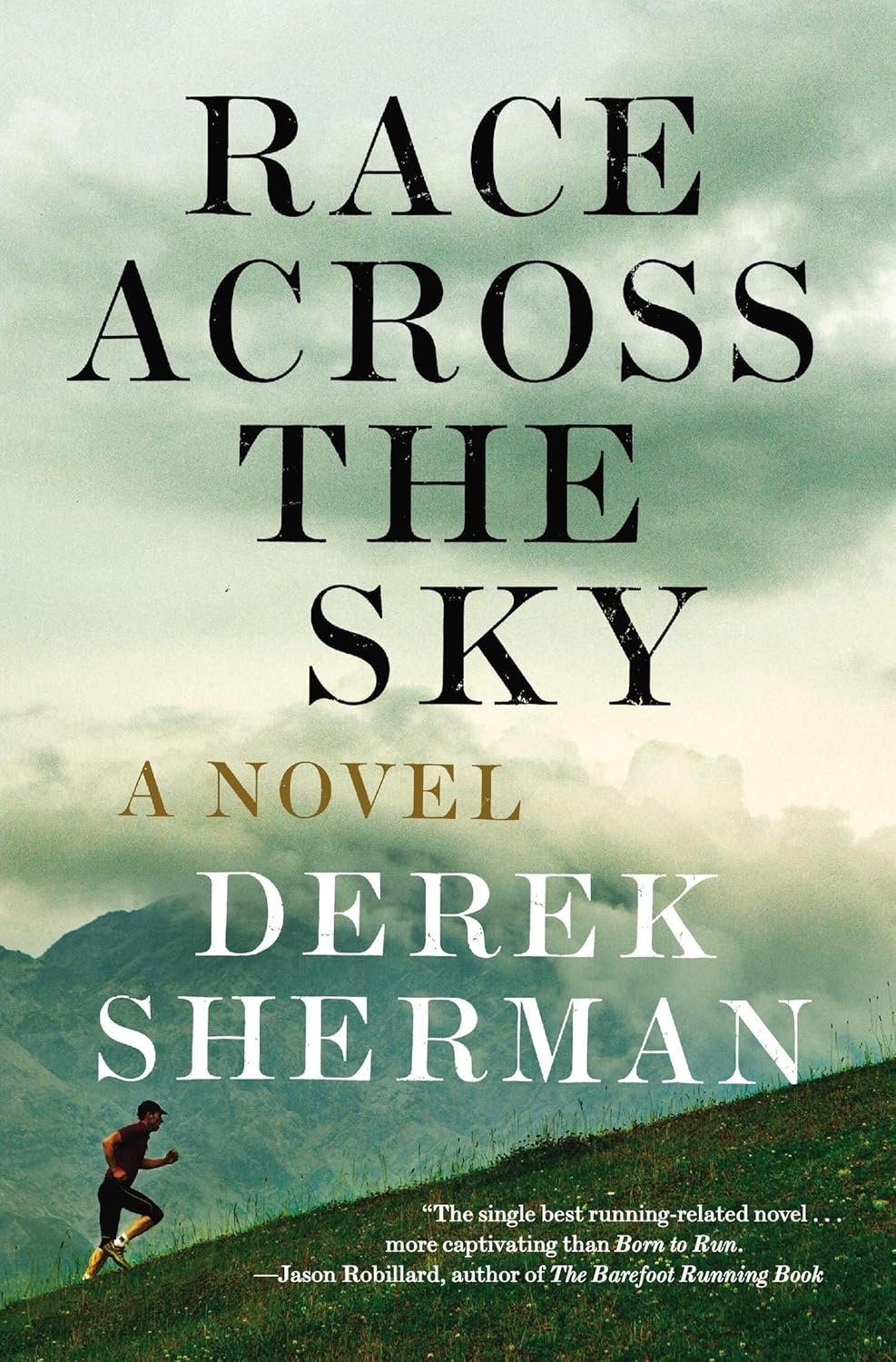 race across the sky running fiction book cover