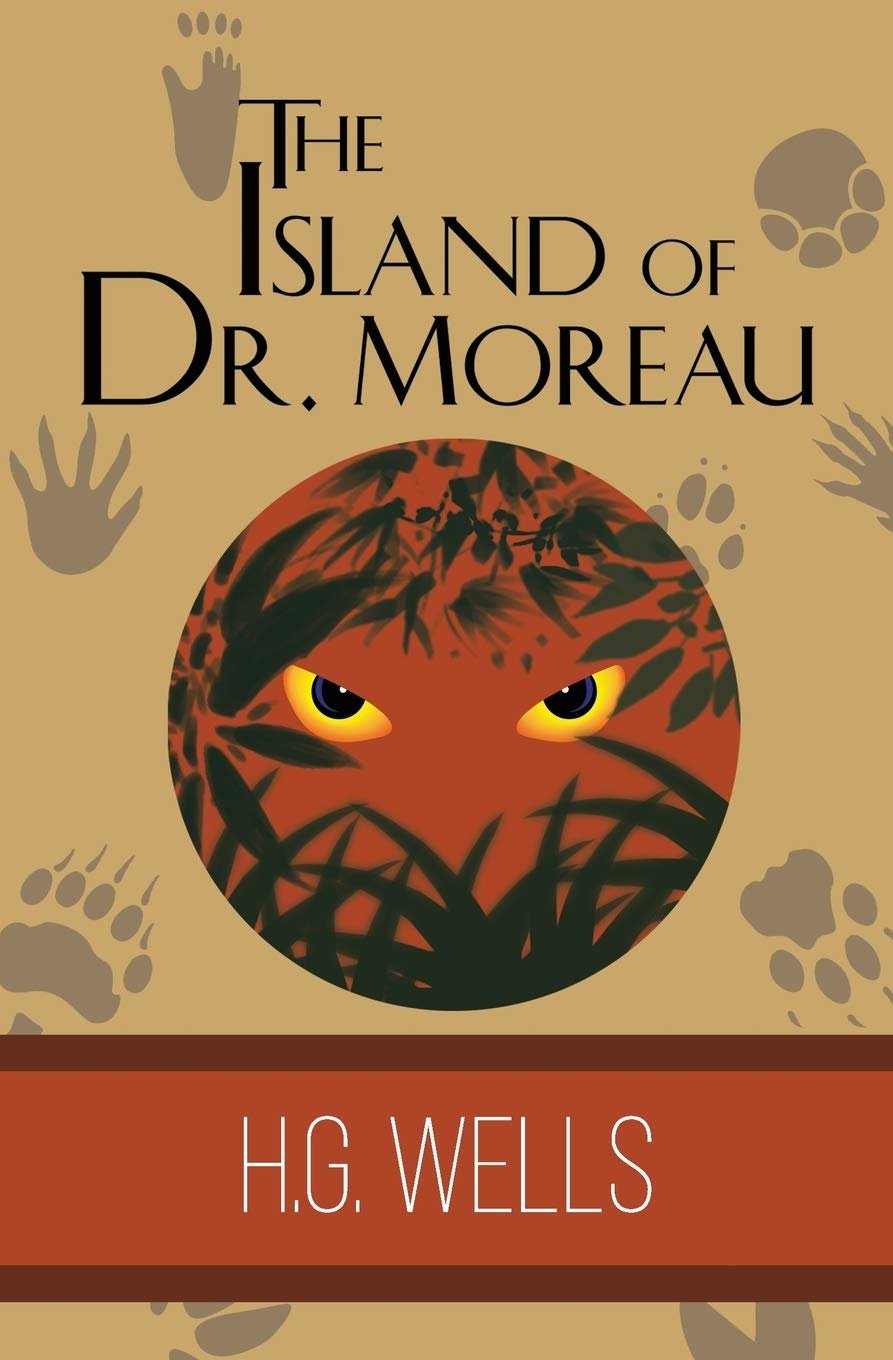 The Island of Dr. Moreau book cover by HG Wells